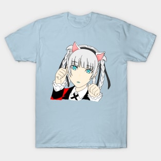 Kakegurui Cat Ear Kirari Momobami Student Council President T-Shirt